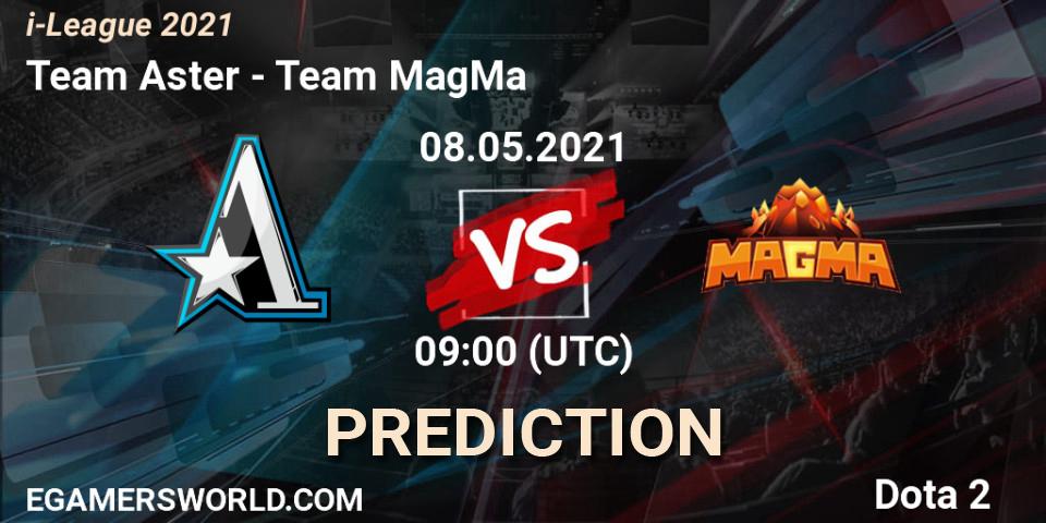 Prognose für das Spiel Team Aster VS Team MagMa. 08.05.2021 at 08:05. Dota 2 - i-League 2021 Season 1