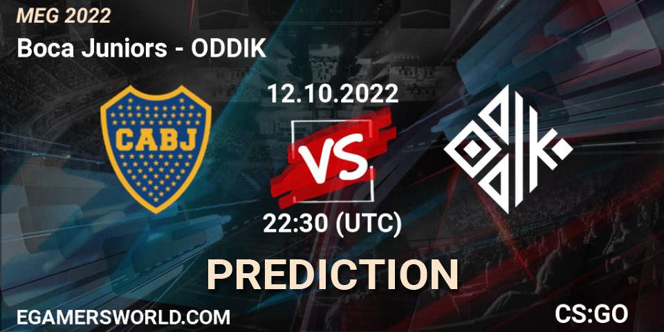 Prognose für das Spiel Boca Juniors VS ODDIK. 14.10.22. CS2 (CS:GO) - MEG 2022