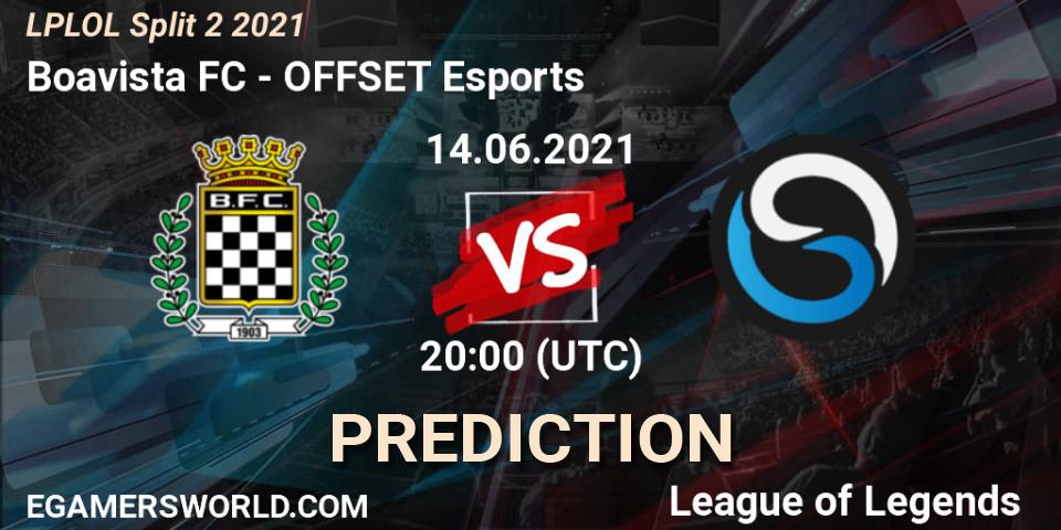 Prognose für das Spiel Boavista FC VS OFFSET Esports. 14.06.2021 at 20:00. LoL - LPLOL Split 2 2021