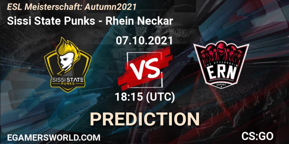 Prognose für das Spiel Sissi State Punks VS Rhein Neckar. 07.10.2021 at 18:15. Counter-Strike (CS2) - ESL Meisterschaft: Autumn 2021