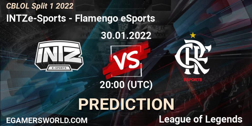 Prognose für das Spiel INTZ e-Sports VS Flamengo eSports. 30.01.22. LoL - CBLOL Split 1 2022