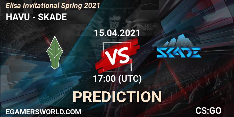 Prognose für das Spiel HAVU VS SKADE. 15.04.21. CS2 (CS:GO) - Elisa Invitational Spring 2021