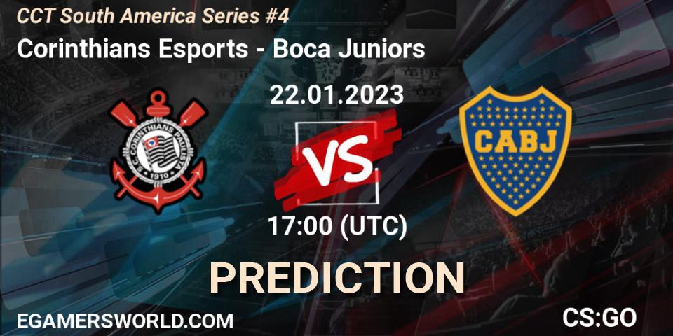 Prognose für das Spiel Corinthians Esports VS Boca Juniors. 22.01.2023 at 17:00. Counter-Strike (CS2) - CCT South America Series #4
