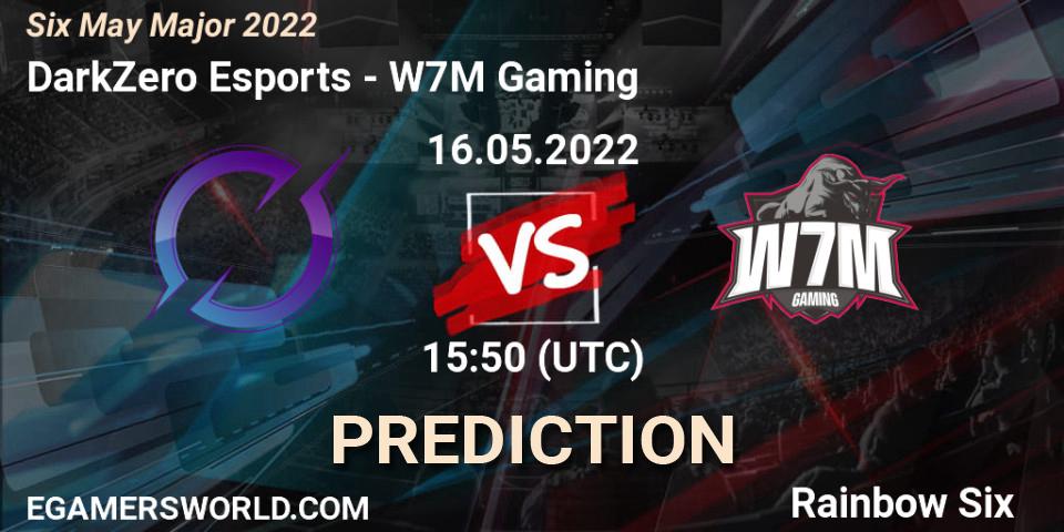 Prognose für das Spiel DarkZero Esports VS W7M Gaming. 16.05.22. Rainbow Six - Six Charlotte Major 2022