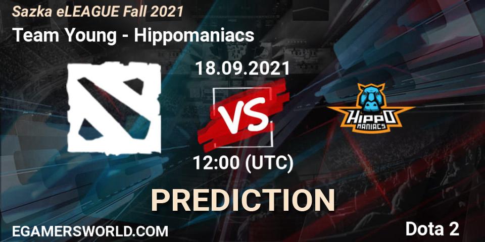 Prognose für das Spiel Team Young VS Hippomaniacs. 18.09.21. Dota 2 - Sazka eLEAGUE Fall 2021