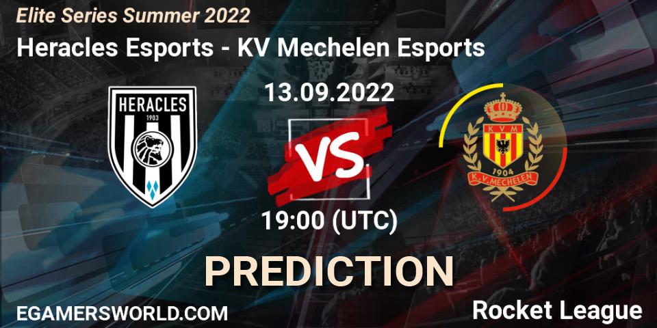 Prognose für das Spiel Heracles Esports VS KV Mechelen Esports. 13.09.2022 at 17:20. Rocket League - Elite Series Summer 2022