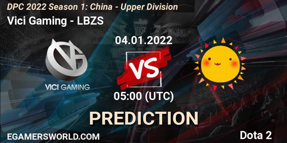 Prognose für das Spiel Vici Gaming VS LBZS. 04.01.2022 at 04:57. Dota 2 - DPC 2022 Season 1: China - Upper Division