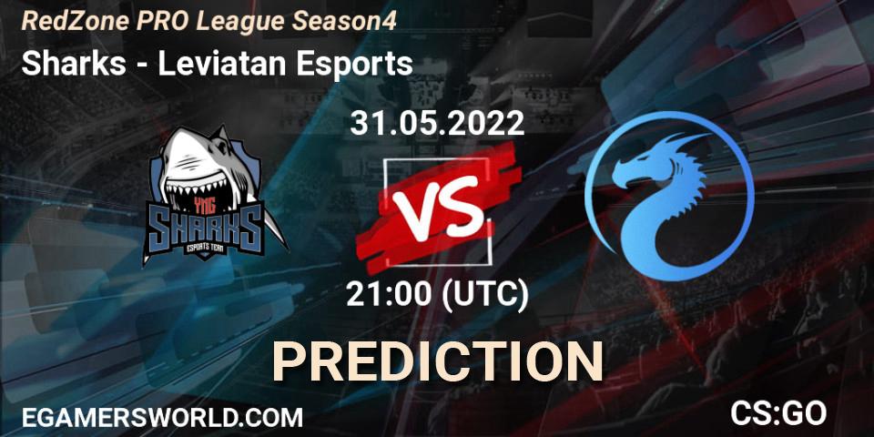 Prognose für das Spiel Sharks VS Leviatan Esports. 31.05.2022 at 21:00. Counter-Strike (CS2) - RedZone PRO League Season 4