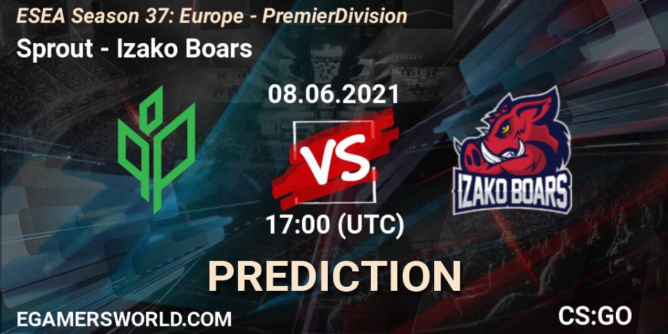 Prognose für das Spiel Sprout VS Izako Boars. 08.06.2021 at 17:00. Counter-Strike (CS2) - ESEA Season 37: Europe - Premier Division