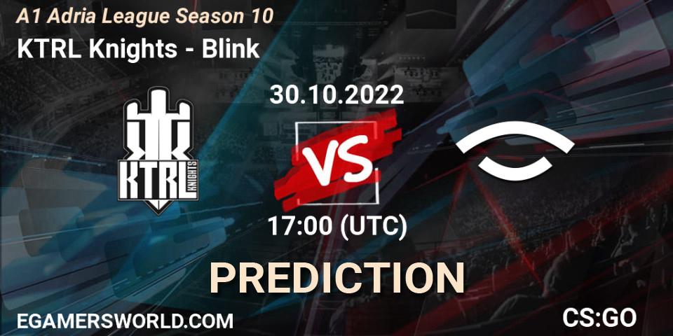 Prognose für das Spiel KTRL Knights VS Blink. 30.10.2022 at 18:30. Counter-Strike (CS2) - A1 Adria League Season 10
