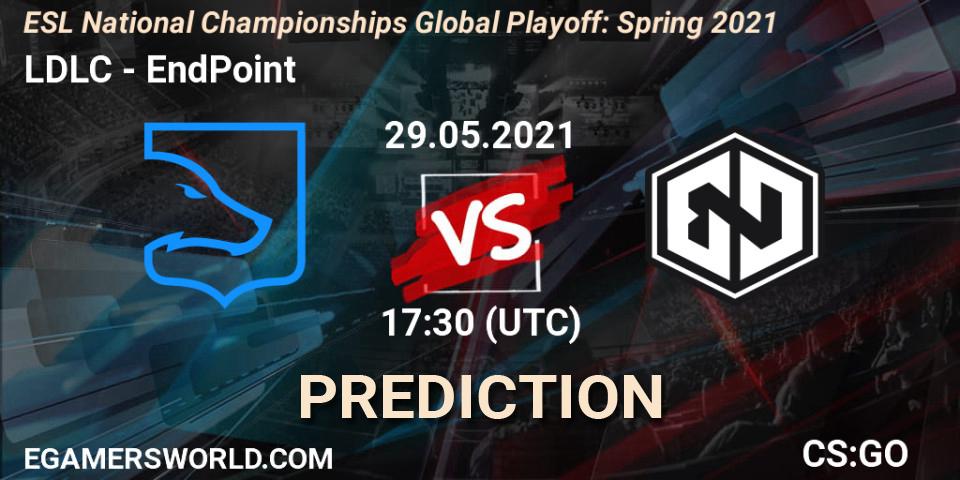 Prognose für das Spiel LDLC VS EndPoint. 29.05.21. CS2 (CS:GO) - ESL National Championships Global Playoff: Spring 2021