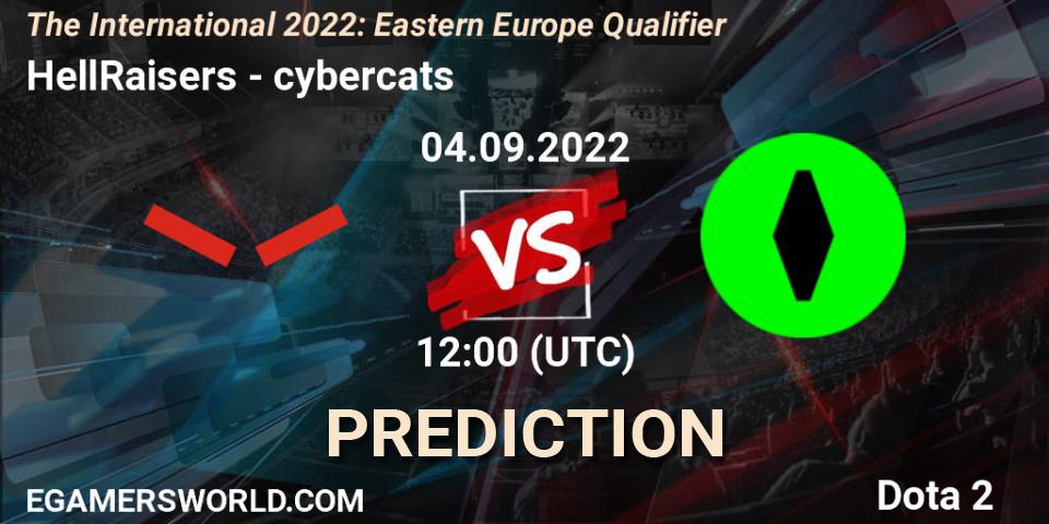 Prognose für das Spiel HellRaisers VS cybercats. 04.09.2022 at 10:37. Dota 2 - The International 2022: Eastern Europe Qualifier