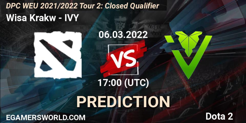 Prognose für das Spiel Wisła Kraków VS IVY. 06.03.22. Dota 2 - DPC WEU 2021/2022 Tour 2: Closed Qualifier