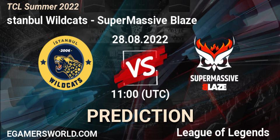 Prognose für das Spiel İstanbul Wildcats VS SuperMassive Blaze. 28.08.2022 at 11:00. LoL - TCL Summer 2022
