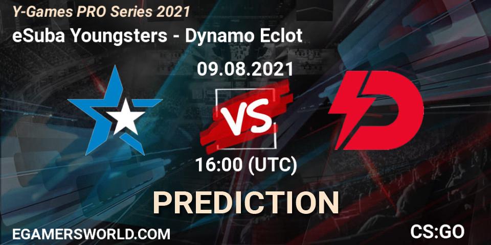 Prognose für das Spiel eSuba Youngsters VS Dynamo Eclot. 09.08.2021 at 16:00. Counter-Strike (CS2) - Y-Games PRO Series 2021