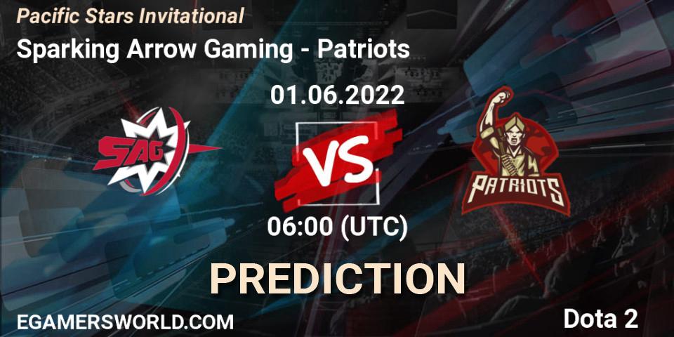 Prognose für das Spiel Saiyan VS Patriots. 01.06.2022 at 06:17. Dota 2 - Pacific Stars Invitational