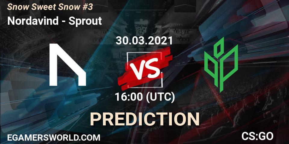 Prognose für das Spiel Nordavind VS Sprout. 30.03.2021 at 16:00. Counter-Strike (CS2) - Snow Sweet Snow #3