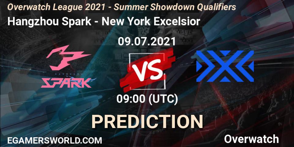 Prognose für das Spiel Hangzhou Spark VS New York Excelsior. 09.07.21. Overwatch - Overwatch League 2021 - Summer Showdown Qualifiers