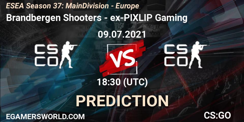 Prognose für das Spiel Brandbergen Shooters VS ex-PIXLIP Gaming. 09.07.21. CS2 (CS:GO) - ESEA Season 37: Main Division - Europe