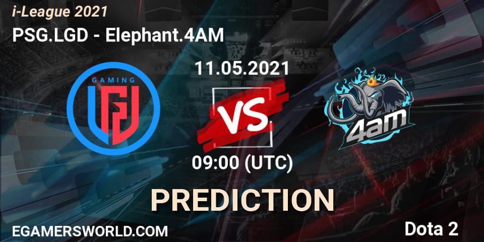 Prognose für das Spiel PSG.LGD VS Elephant.4AM. 11.05.2021 at 08:02. Dota 2 - i-League 2021 Season 1