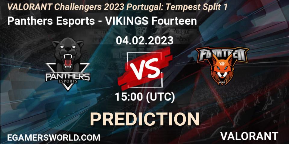 Prognose für das Spiel Panthers Esports VS VIKINGS Fourteen. 04.02.23. VALORANT - VALORANT Challengers 2023 Portugal: Tempest Split 1