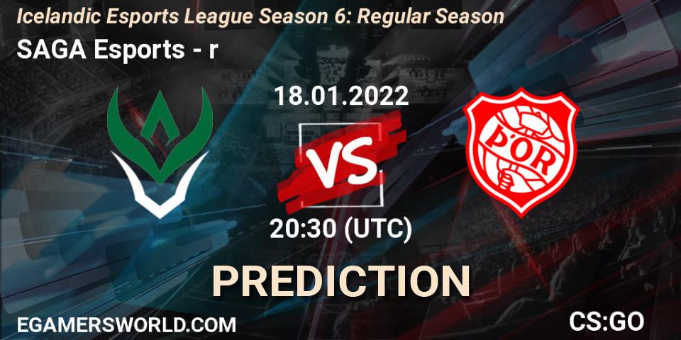 Prognose für das Spiel SAGA Esports VS Þór. 18.01.2022 at 20:30. Counter-Strike (CS2) - Icelandic Esports League Season 6: Regular Season