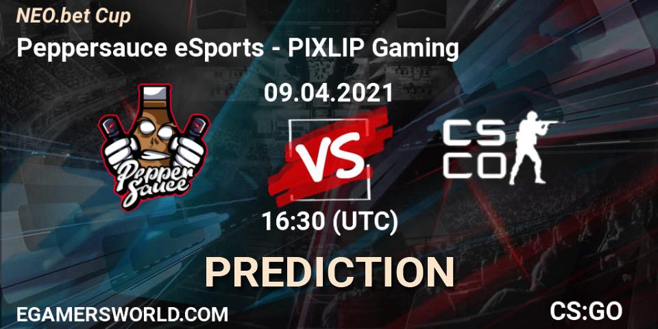 Prognose für das Spiel Peppersauce eSports VS PIXLIP Gaming. 10.04.2021 at 14:00. Counter-Strike (CS2) - NEO.bet Cup