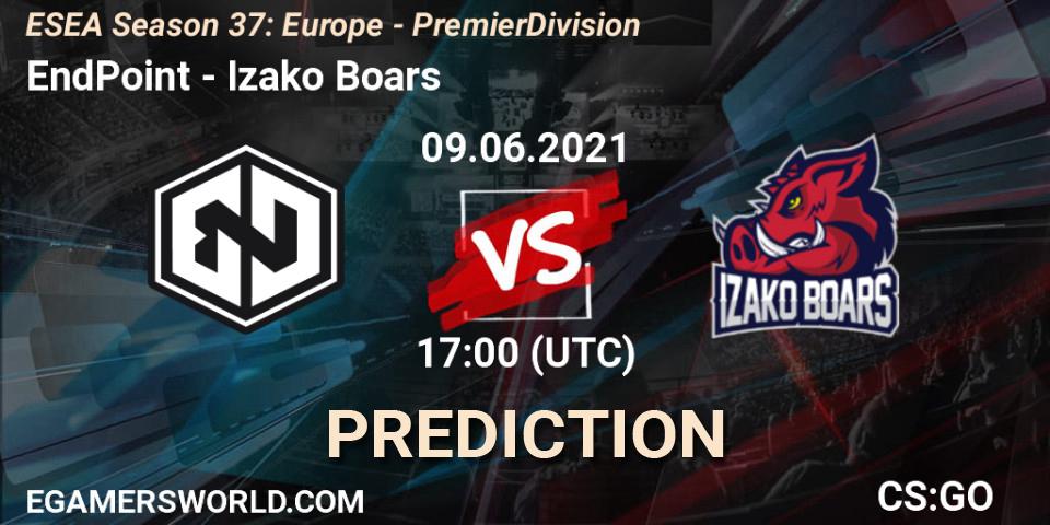 Prognose für das Spiel EndPoint VS Izako Boars. 09.06.21. CS2 (CS:GO) - ESEA Season 37: Europe - Premier Division