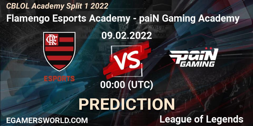 Prognose für das Spiel Flamengo Esports Academy VS paiN Gaming Academy. 09.02.2022 at 00:20. LoL - CBLOL Academy Split 1 2022