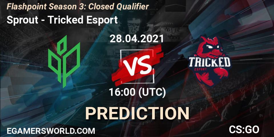 Prognose für das Spiel Sprout VS Tricked Esport. 28.04.21. CS2 (CS:GO) - Flashpoint Season 3: Closed Qualifier