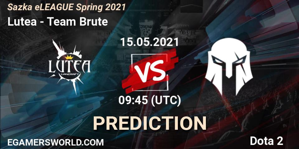 Prognose für das Spiel Lutea VS Team Brute. 15.05.2021 at 09:43. Dota 2 - Sazka eLEAGUE Spring 2021