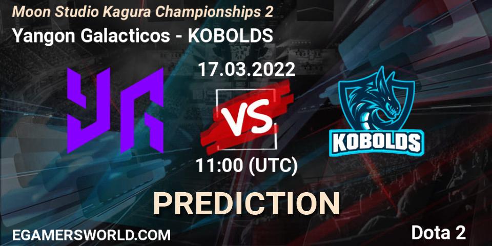 Prognose für das Spiel Yangon Galacticos VS KOBOLDS. 17.03.2022 at 11:01. Dota 2 - Moon Studio Kagura Championships 2