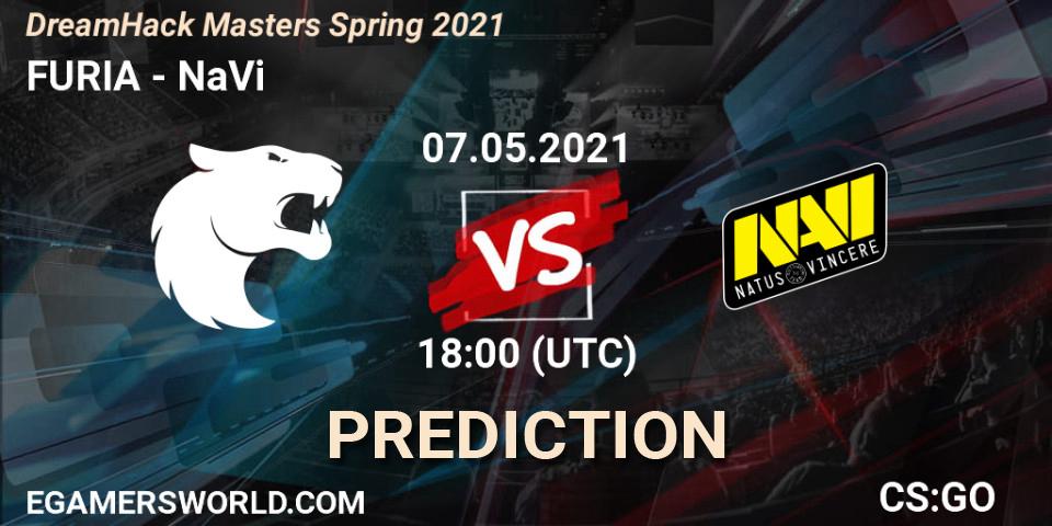 Prognose für das Spiel FURIA VS NaVi. 07.05.21. CS2 (CS:GO) - DreamHack Masters Spring 2021