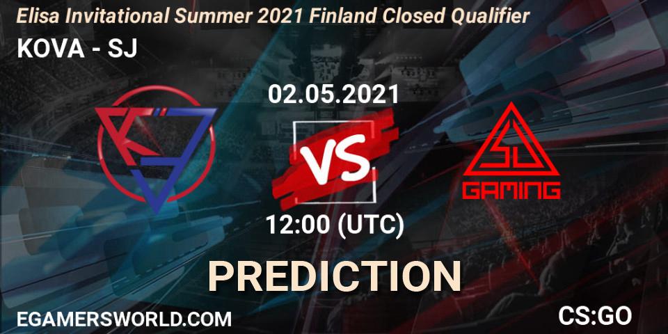 Prognose für das Spiel KOVA VS SJ. 02.05.21. CS2 (CS:GO) - Elisa Invitational Summer 2021 Finland Closed Qualifier