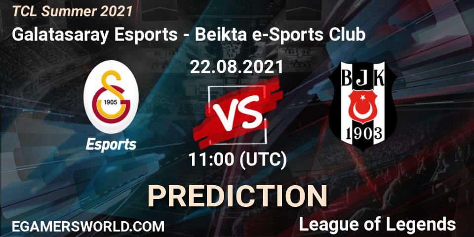Prognose für das Spiel Galatasaray Esports VS Beşiktaş e-Sports Club. 22.08.2021 at 11:00. LoL - TCL Summer 2021