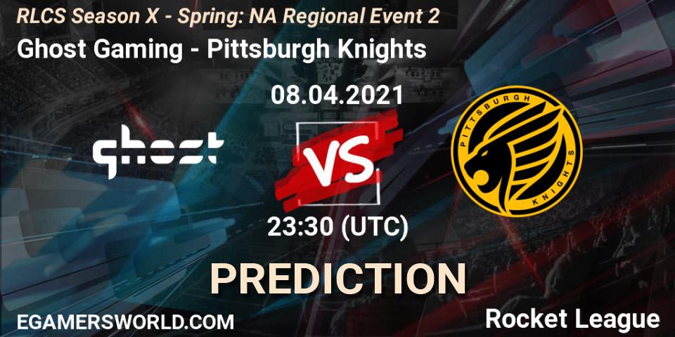 Prognose für das Spiel Ghost Gaming VS Pittsburgh Knights. 08.04.21. Rocket League - RLCS Season X - Spring: NA Regional Event 2