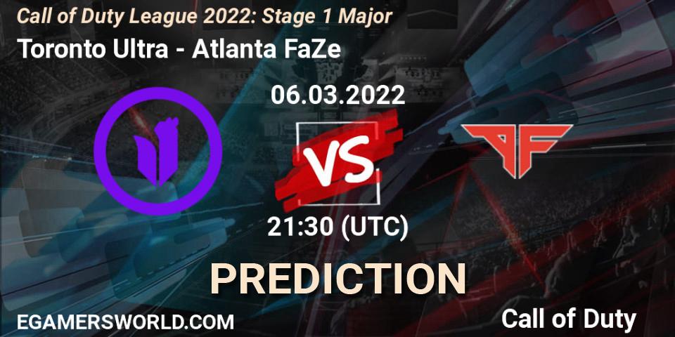 Prognose für das Spiel Toronto Ultra VS Atlanta FaZe. 06.03.2022 at 21:30. Call of Duty - Call of Duty League 2022: Stage 1 Major