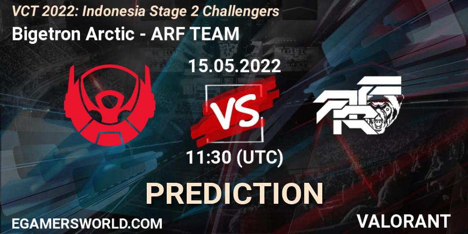 Prognose für das Spiel Bigetron Arctic VS ARF TEAM. 15.05.22. VALORANT - VCT 2022: Indonesia Stage 2 Challengers