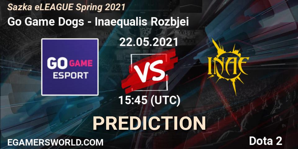 Prognose für das Spiel Go Game Dogs VS Inaequalis Rozbíječi. 22.05.2021 at 15:30. Dota 2 - Sazka eLEAGUE Spring 2021