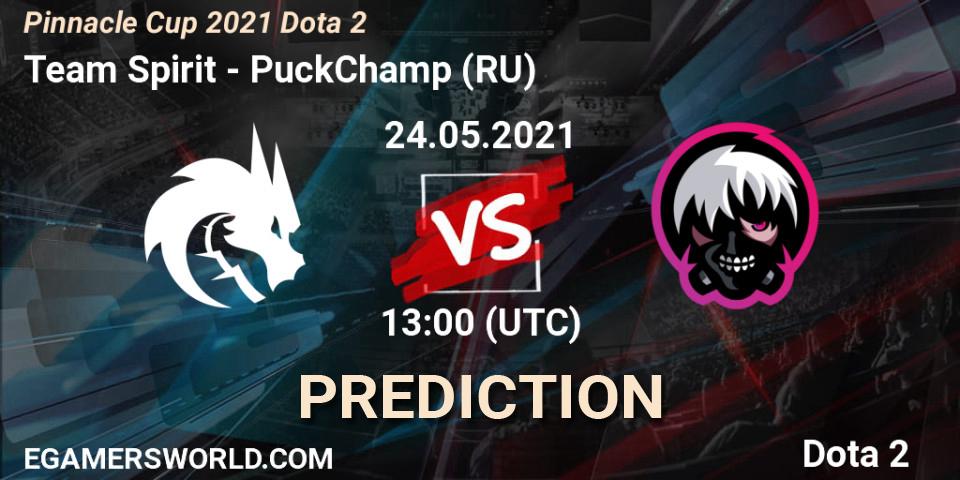Prognose für das Spiel Team Spirit VS PuckChamp (RU). 24.05.2021 at 13:00. Dota 2 - Pinnacle Cup 2021 Dota 2
