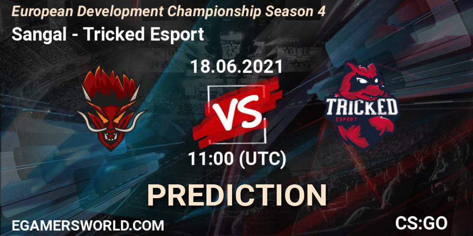 Prognose für das Spiel Sangal VS Tricked Esport. 18.06.21. CS2 (CS:GO) - European Development Championship Season 4
