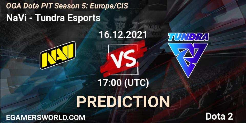 Prognose für das Spiel NaVi VS Tundra Esports. 16.12.2021 at 17:49. Dota 2 - OGA Dota PIT Season 5: Europe/CIS
