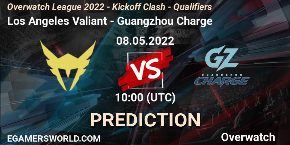 Prognose für das Spiel Los Angeles Valiant VS Guangzhou Charge. 21.05.22. Overwatch - Overwatch League 2022 - Kickoff Clash - Qualifiers