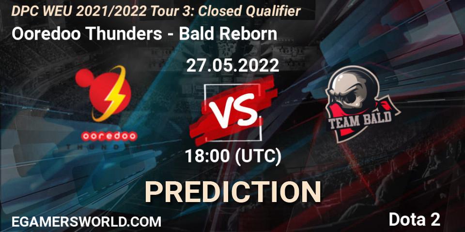 Prognose für das Spiel Ooredoo Thunders VS Bald Reborn. 27.05.22. Dota 2 - DPC WEU 2021/2022 Tour 3: Closed Qualifier