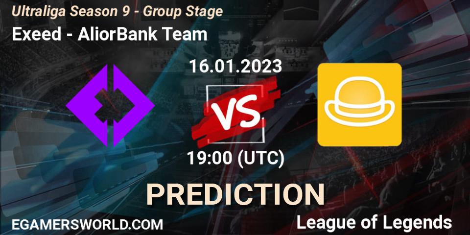 Prognose für das Spiel Exeed VS AliorBank Team. 16.01.2023 at 19:00. LoL - Ultraliga Season 9 - Group Stage