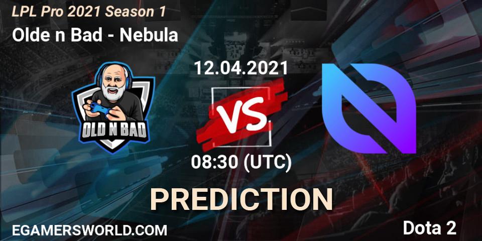 Prognose für das Spiel Olde n Bad VS Nebula. 12.04.2021 at 08:33. Dota 2 - LPL Pro 2021 Season 1