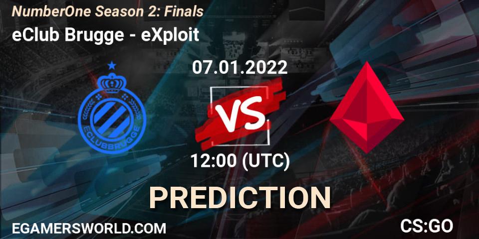 Prognose für das Spiel eClub Brugge VS eXploit. 07.01.22. CS2 (CS:GO) - NumberOne Season 2: Finals