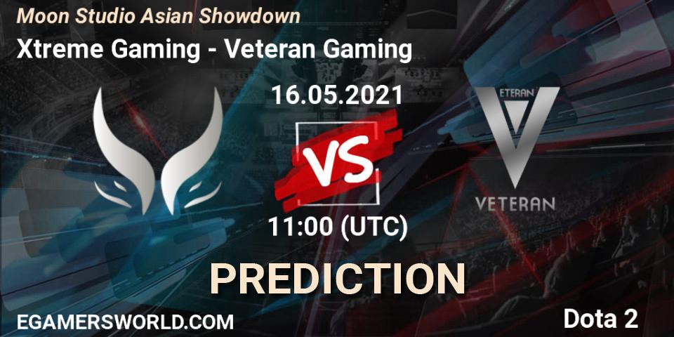 Prognose für das Spiel Xtreme Gaming VS Veteran Gaming. 16.05.2021 at 11:00. Dota 2 - Moon Studio Asian Showdown