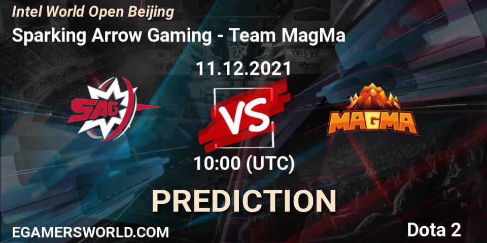 Prognose für das Spiel Sparking Arrow Gaming VS Team MagMa. 11.12.2021 at 09:31. Dota 2 - Intel World Open Beijing: Closed Qualifier