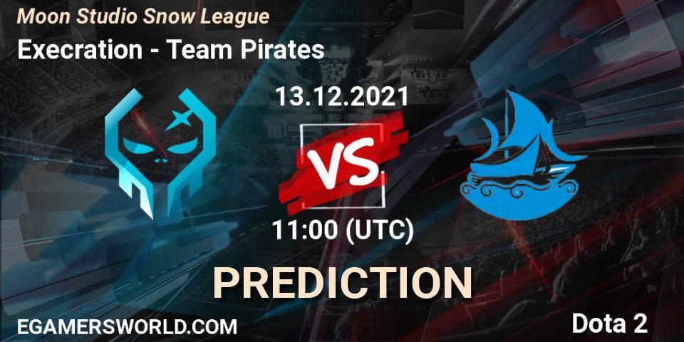 Prognose für das Spiel Execration VS Team Pirates. 14.12.2021 at 12:29. Dota 2 - Moon Studio Snow League